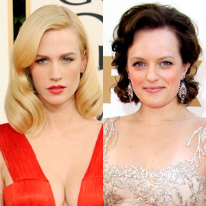 January Jones, Elizabeth Moss January Jones, Elizabeth Moss